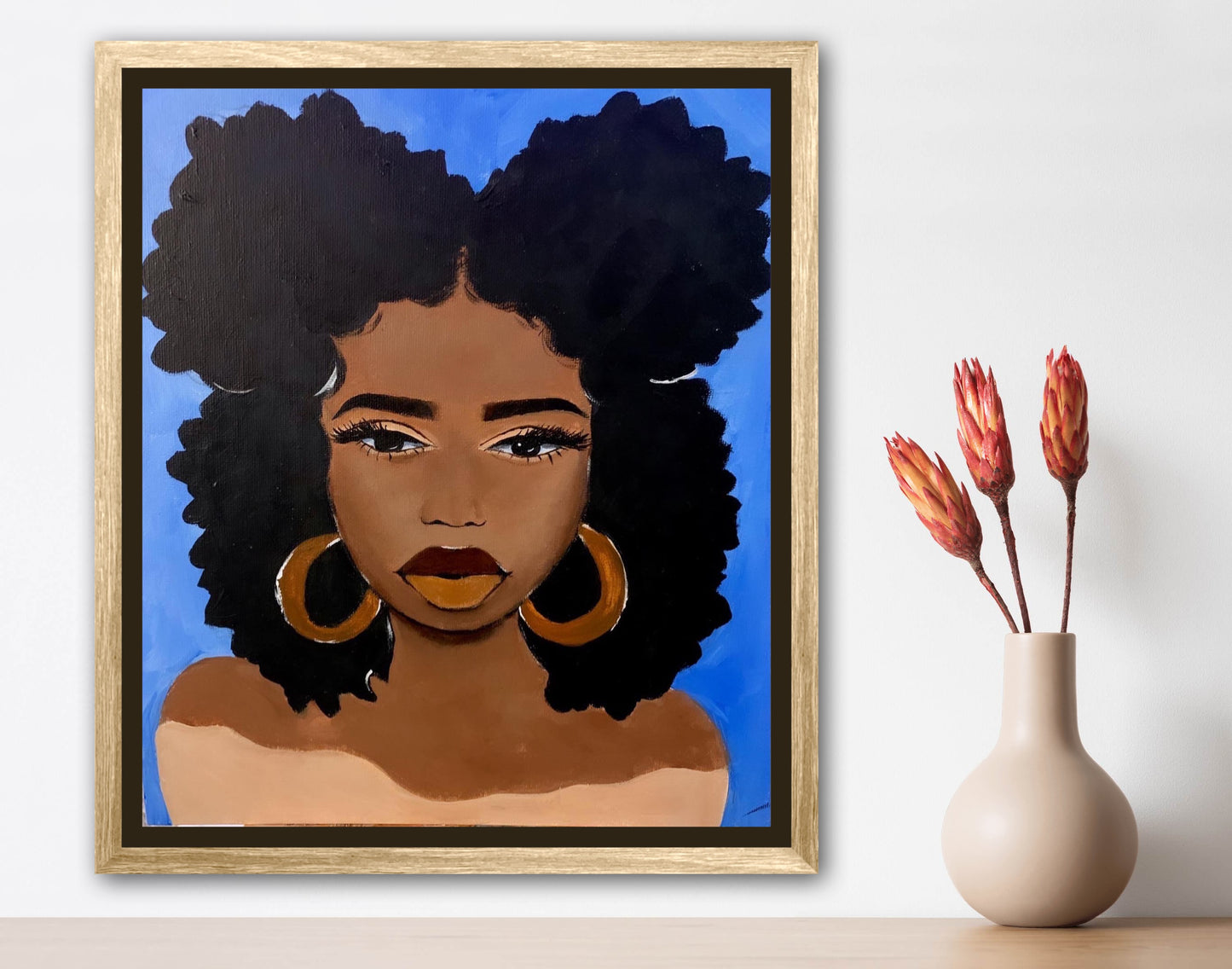 “Afrocentric Queen” x Wall Art