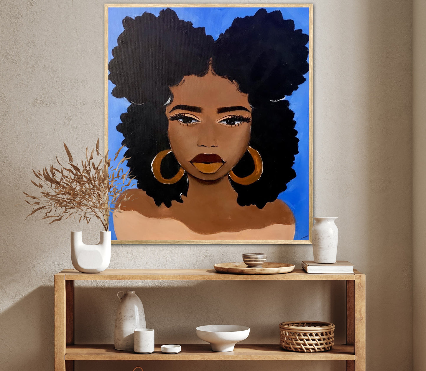 “Afrocentric Queen” x Wall Art