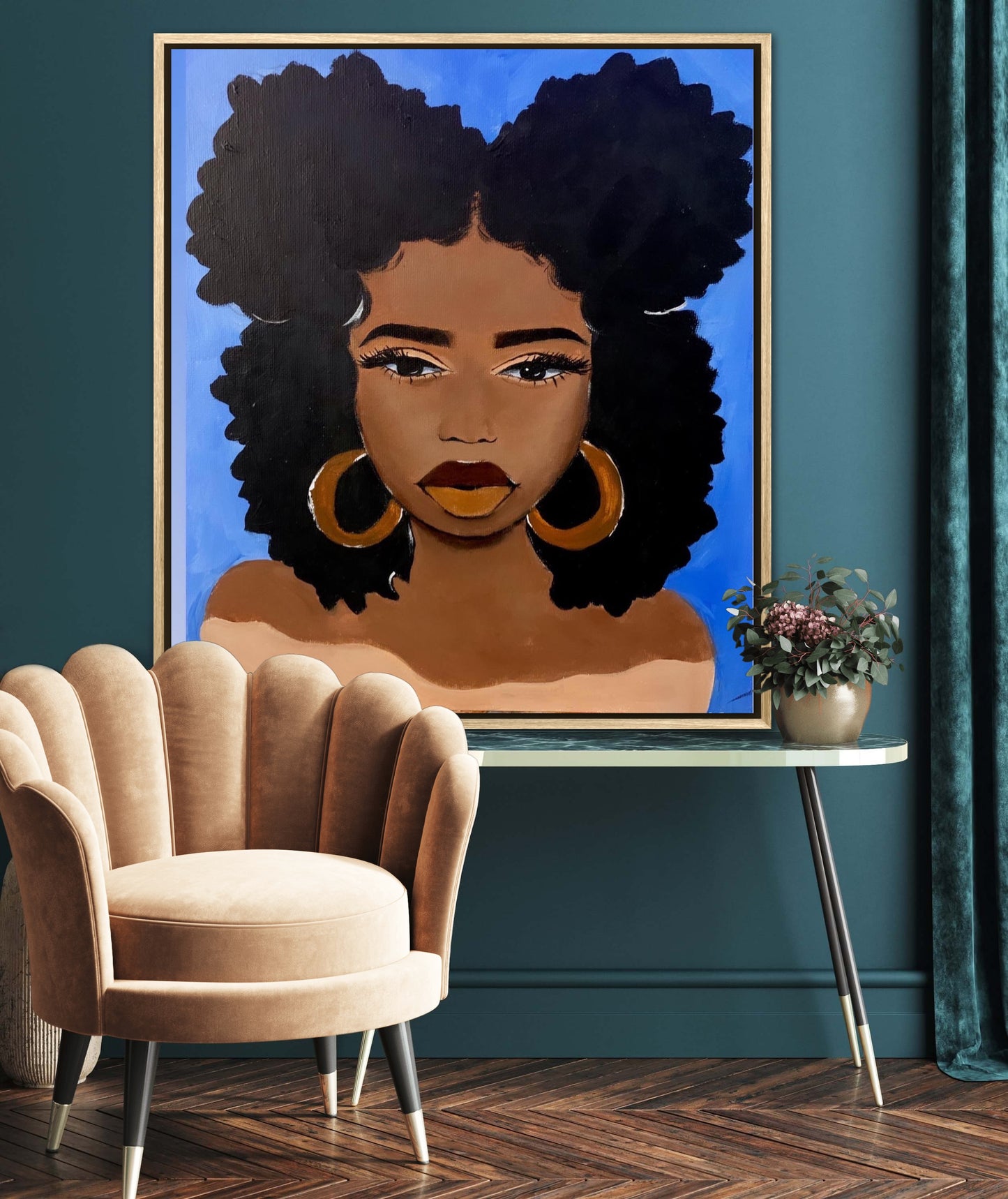 “Afrocentric Queen” x Wall Art