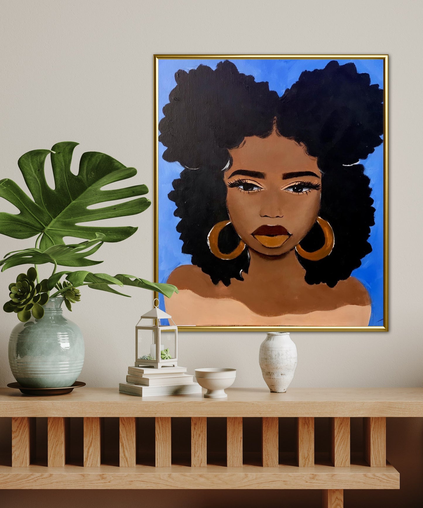 “Afrocentric Queen” x Wall Art